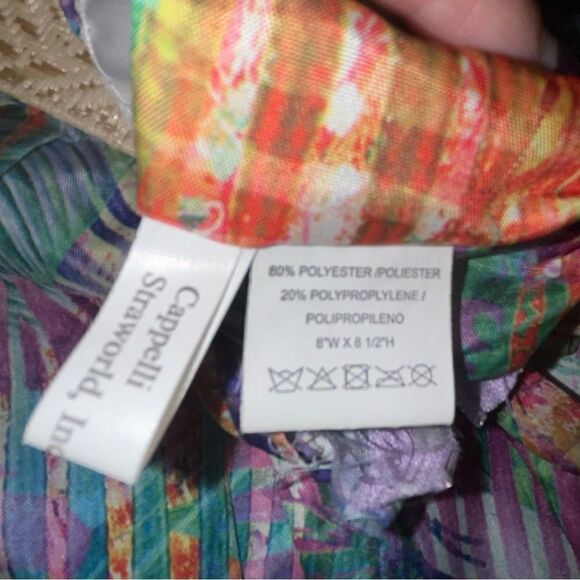 Cappelli Straworld Tropical Print Crossbody Shoulder Purse Bag - Picture 6 of 9